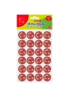 Mey İthalat® Simli Eva Sticker Ay Ve Yıldız 24lü Sticker