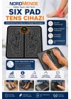 Mey İthalat®  Six Pad ve Ayak TENS Cihazı | Dijital Ekran | Ayak Tens Pedi | Elektrot Pedli | Şarjlı Kas Uyarım Cihazı