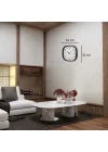 Mey İthalat® Siyah 31 Cm Modern Stil Duvar Saati