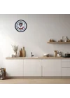 Mey İthalat® Siyah 36 Cm Sebze Figürlü Eğlenceli Mutfak Duvar Saati