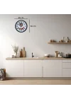 Mey İthalat® Siyah 36 Cm Sebze Figürlü Eğlenceli Mutfak Duvar Saati