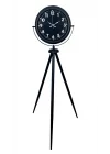 Mey İthalat® Siyah Asil Standart Stil Tripod Ayaklı Saat