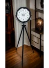 Mey İthalat® Siyah Desenli Şık Tripod Ayaklı Saat