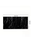 Mey İthalat® Siyah Mermer Desenli Alüminyum Duvar Sticker