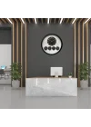 Mey İthalat® Siyah Sade ve Şık 52 Cm Dünya Saati