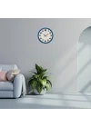 Mey İthalat® Sky Blue 36 Cm Duvar Saati