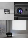 Mey İthalat® Smart Projector Android TV Dolby Sesli WiFi Bluetooth