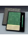 Mey İthalat®  Soft Tarihsiz Deri Defter Kalem