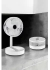Mey İthalat® Soğutucu Vantilatör Telefon Standlı Mini Fan
