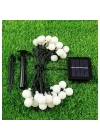 Mey İthalat® Solar 5m 28 Led Top Gün Işığı Siyah Kablolu