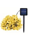 Mey İthalat® Solar 5m 50 Led Papatya Gün Işığı 8 Fonksiyonlu