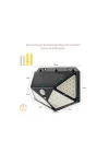 Mey İthalat® Solar Bahçe Aydınlatma Lambası 100 Led