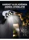 Mey İthalat® Solar Bahçe Lambası Uzaktan Kumandalı Kamera Görünümlü Hareket Sensörlü