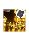 Mey İthalat® Solar Çiçekli Dekoratif 30 Led Bahçe Lambası