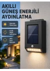 Mey İthalat® Solar Güçlü 6 LED Dış Mekan Lambası – Otomatik Aç/Kapa Işık Sensörlü Aydınlatma