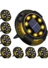 Mey İthalat® Solar Güneş Panelli LED Bahçe Ledi (4lü)