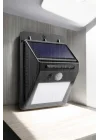 Mey İthalat® Solar Lamba Giriş, Bahçe Yol Avlu Hareket Sensörlü Led Parlak Gece Su Geçirmez