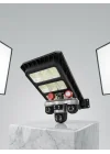 Mey İthalat® Solar Panelli 3 Lens Dış Mekan Güvenlik Kamerası Hareket Algılamalı LED Aydınlatmalı