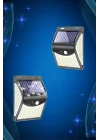 Mey İthalat® Solar Sensörlü Duvar Lambası Bahçe Lamba 20 Led Işık