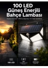 Mey İthalat® Solar Sensörlü Duvar Lambası Bahçe Lambası Parlak Beyaz Işık Suya Dayanıklı