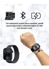 Mey İthalat® SQ-16 Mini Series 10 Akıllı Saat | Şık ve Hafif Tasarım, 3 Kordon Seçeneği