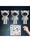 Mey İthalat®  Stickerlı ,Kumandalı ASTRONOT Model Gece ası