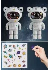 Mey İthalat®  Stickerlı ,Kumandalı ASTRONOT Model Gece ası