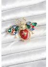 Mey İthalat® Süslü Arı Model Broş