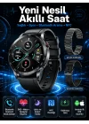 Mey İthalat® Suya Dayanıklı Dokunmatik Akıllı Saat Bluetooth 5.0, Sesli Asistan ve Sağlık Takibi