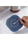Mey İthalat® Süzgeçli Lavabo Gider Koruyucu Mat Gri