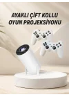 Mey İthalat® Taşınabilir Android Projeksiyon Ayaklı Çift Kollu 4K Çözünürlüklü Sinema Projeksiyonu