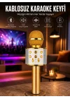 Mey İthalat® Taşınabilir Bluetooth Karaoke Mikrofon: Hafıza Kart Girişli, Etkileyici Performans