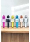 Mey İthalat® Taşınabilir Bluetooth Karaoke Mikrofon: Hafıza Kart Girişli, Etkileyici Performans