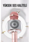 Mey İthalat® Taşınabilir Bluetooth Karaoke Mikrofon: Hafıza Kart Girişli, Etkileyici Performans