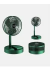 Mey İthalat® Taşınabilir Katlanabilir Mini Fan 3 Kademeli Şarj Edilebilir