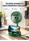 Mey İthalat® Taşınabilir Şarjlı Mini Fan – Katlanabilir Gövde, 3 Hız Kademesi