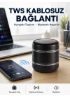 Mey İthalat® Taşınabilir Silindir Tasarım Bluetooth 5.0 Hoparlör Yüksek Bas Performanslı Yeni Nesil