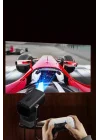 Mey İthalat® Taşınabilir Sinema Oyun Projektörü Akıllı Projeksiyon Android 11