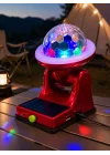 Mey İthalat® Taşınabilir Solar LED Parti Lambası USB Şarjlı Renkli Dekoratif Aydınlatma