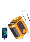 Mey İthalat® Taşınabilir USB Şarjlı Turbo Fan – 3 Modlu Soğutma, Hafif & Kompakt