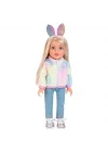 Mey İthalat® Tavşan Kulaklı Saç Bantlı Bebek 47 cm