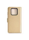 Mey İthalat®  Tecno Camon 16 Prime Trend S Plus Kapaklı Kılıf - Gold