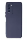 Mey İthalat®  Tecno Camon 18 Kılıf First Silikon - Lacivert