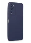Mey İthalat®  Tecno Camon 18 Kılıf First Silikon - Lacivert