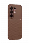 Mey İthalat®  Tecno Camon 50 Pro 5G Auto Focus Karbon Kapak - Kahverengi