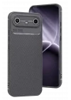 Mey İthalat®  Tecno Spark Slim 5G Auto Focus Karbon Kapak - Gri