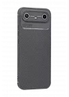 Mey İthalat®  Tecno Spark Slim 5G Auto Focus Karbon Kapak - Gri