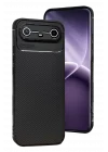 Mey İthalat®  Tecno Spark Slim 5G Auto Focus Karbon Kapak - Siyah