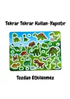 Mey İthalat®  Tekrar Kullanılabilen Sticker Dinosaur World