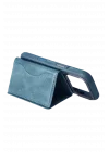 Mey İthalat®  Tema Magsafe Deri Kartlık - Turkuaz